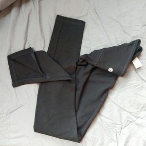 T by Talbots Black High-Wasted Zippered Leggings